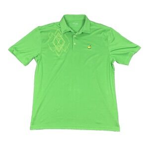 Masters Tech Golf Polo Men's Size Large Green